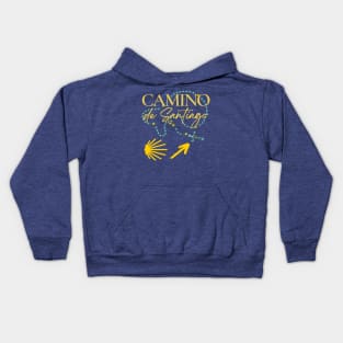 Camino de Santiago for Catholics Rosary Kids Hoodie